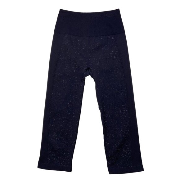 Lululemon Free To Flow Crop Legging 4 Midnight Navy - Picture 12 of 12